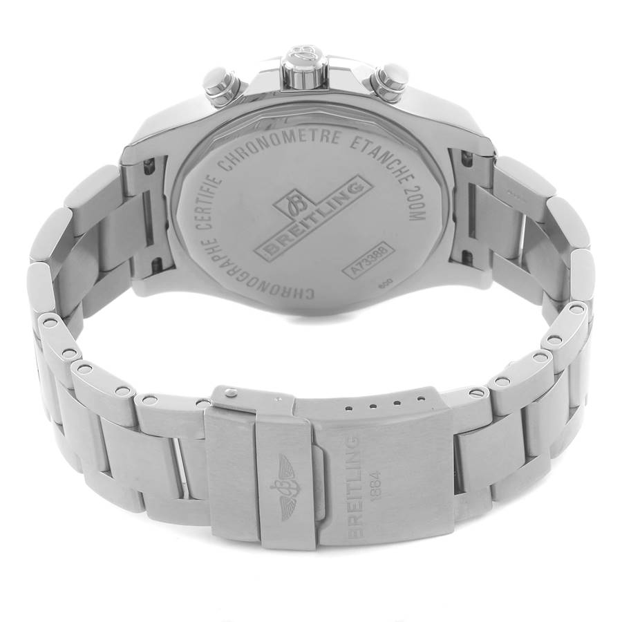 Breitling Colt Chronograph Blue Subdials Steel Mens Watch A73388