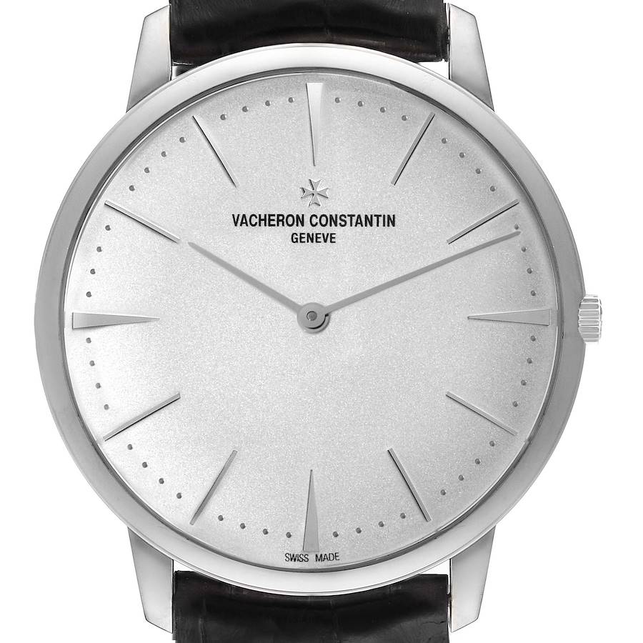 Vacheron Constantin Patrimony Grand Taille White Gold Mens Watch 81180