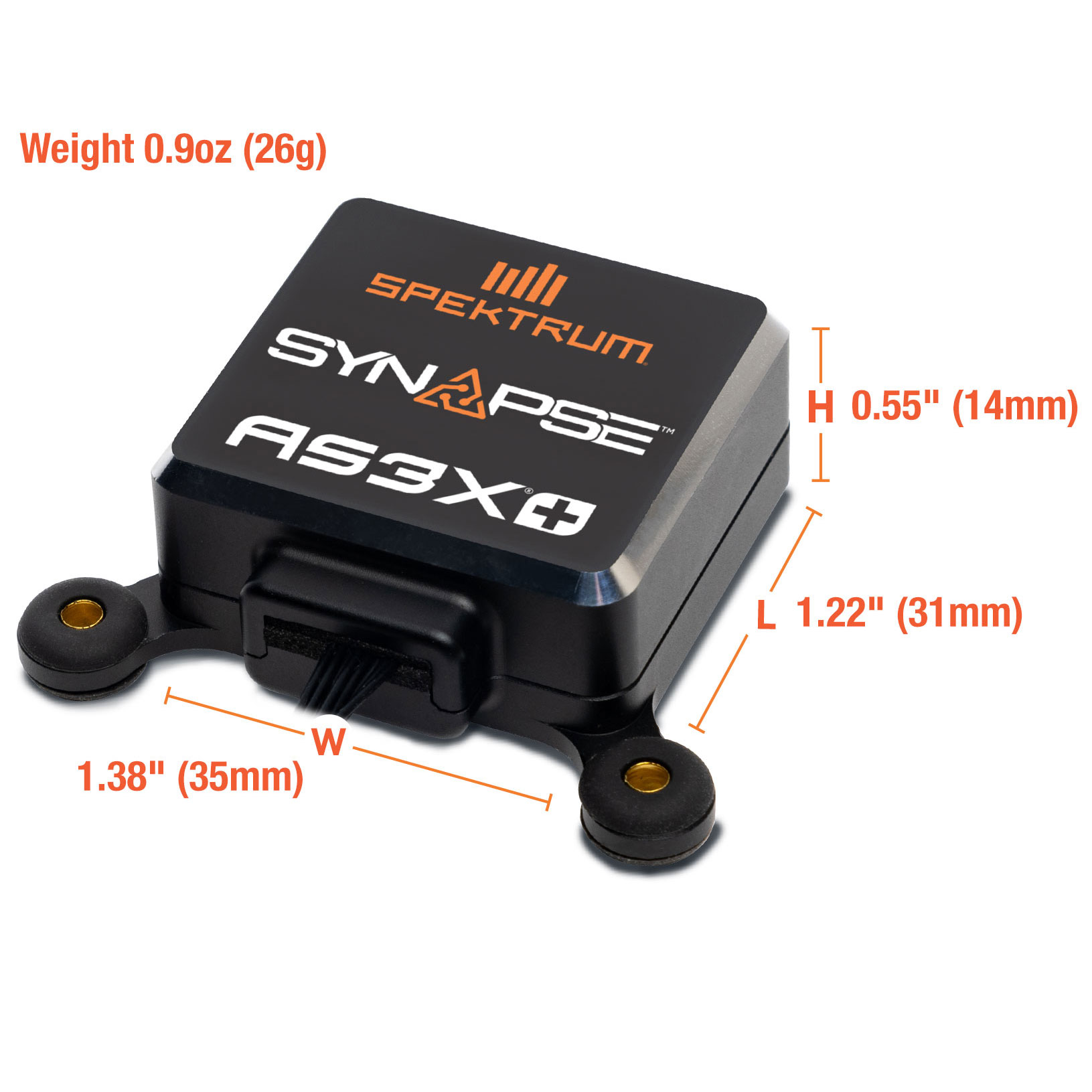 AR20410T 20-Channel PowerSafe Receiver with Synapse AS3X  and SAFE Stabilization Module