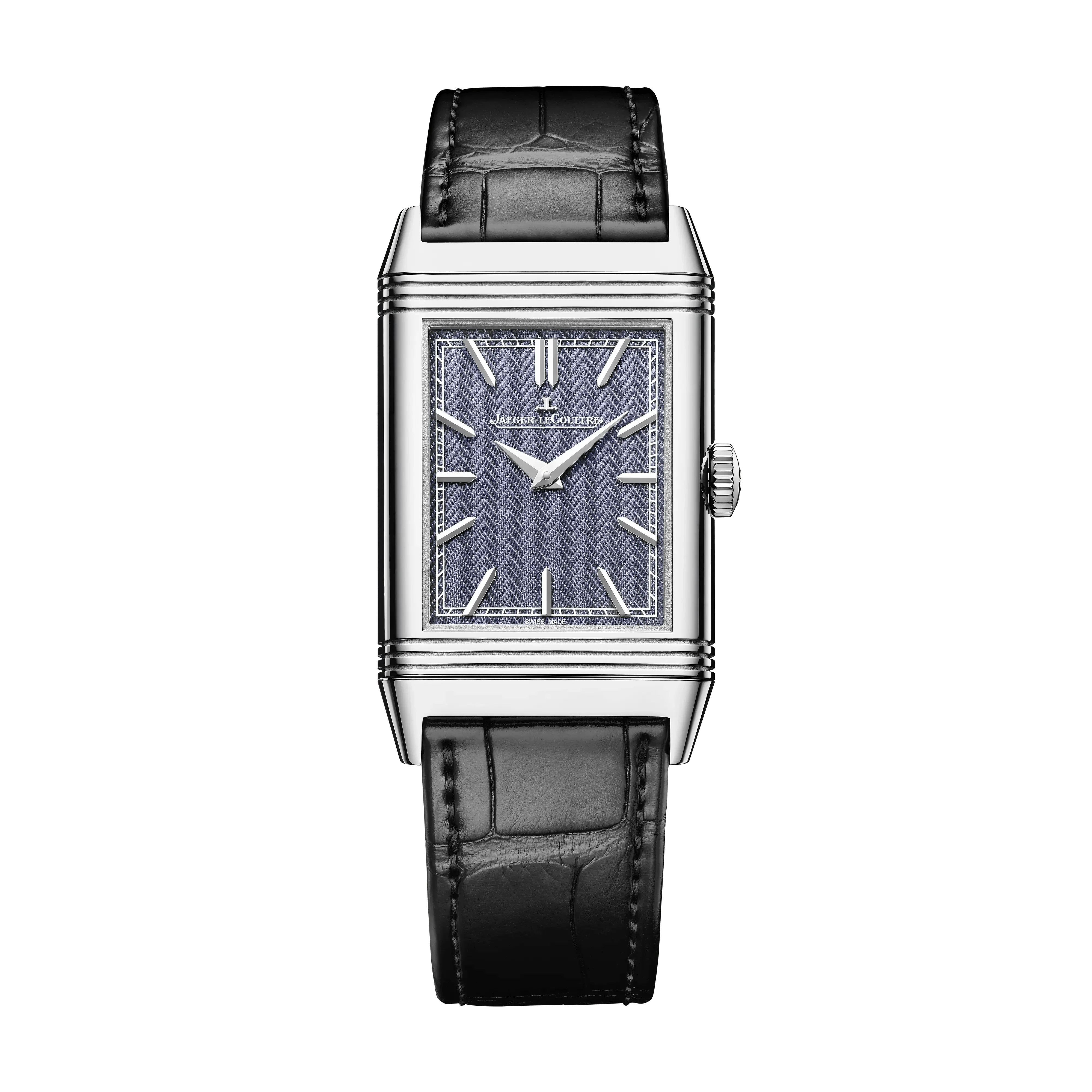 White Gold Reverso Tribute Enamel Men&rsquo;s Watch Q39334S2