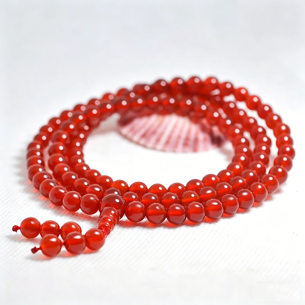 GemVibra Red Agate Talisman Bracelet – Grounding Vitality & Protection