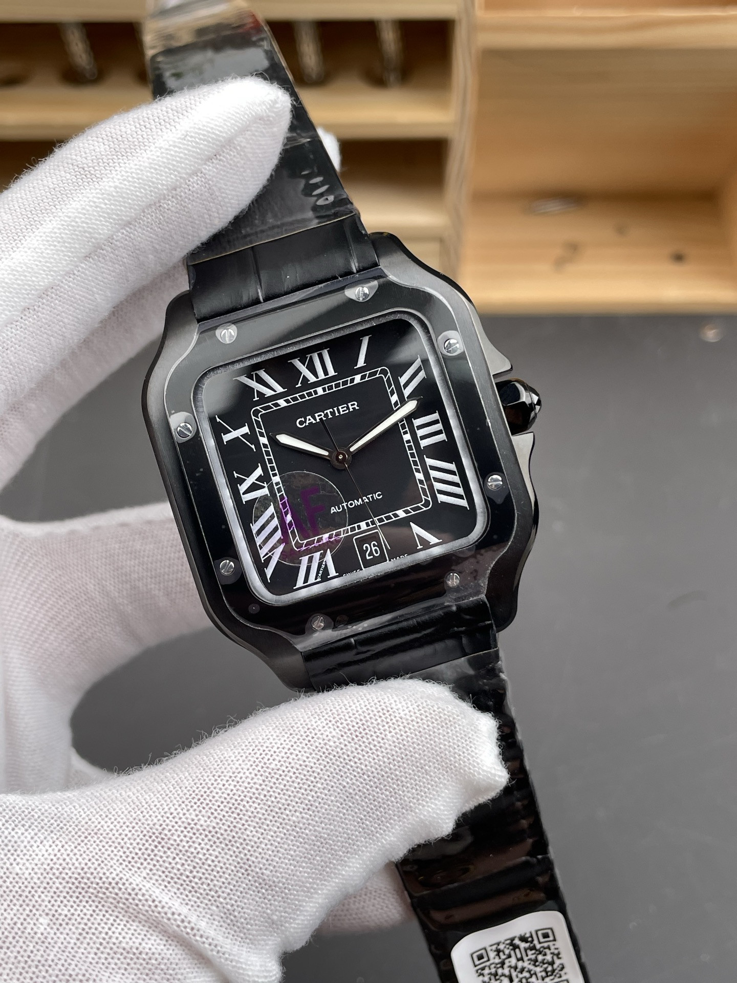 Santos Black Ceramic Black Warrior Large Size