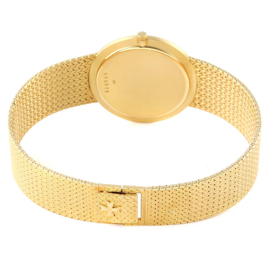 Vacheron Constantin Patrimony Yellow Gold Vintage Mens Watch 6872