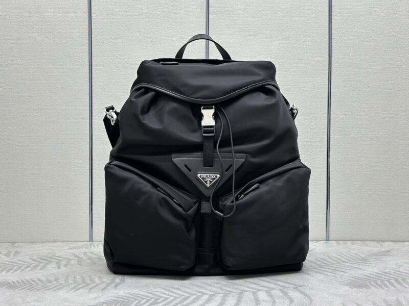 Replica Prada Re – Nylon Black Backpack