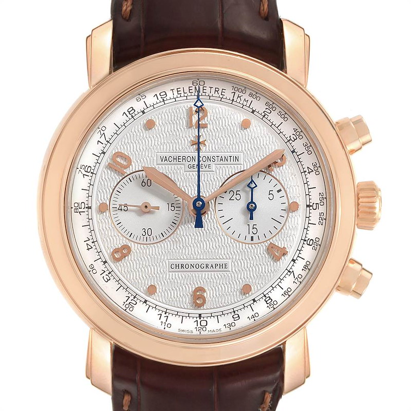 Vacheron Constantin Malte Rose Gold Manual Chronograph Mens Watch 47120
