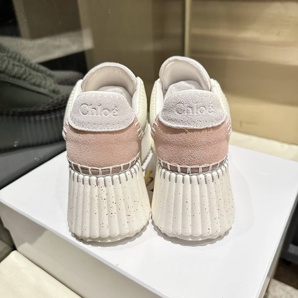 Chloé Nama Sneaker Power Beige CHC24U02IBD26Z