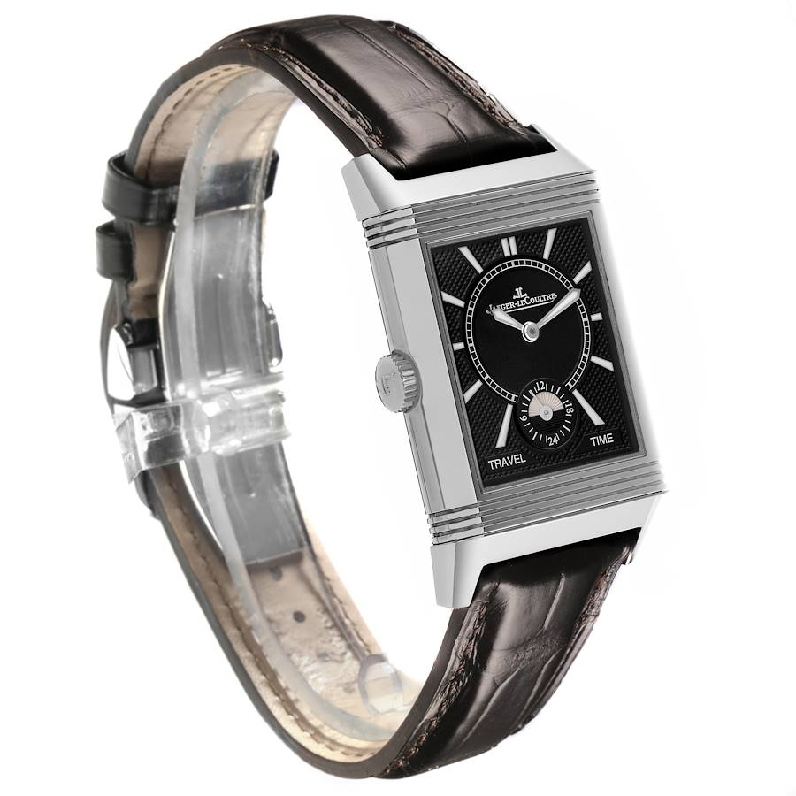 Jaeger LeCoultre Reverso Duo Day Night Steel Watch 215.8.D4 Q3848420