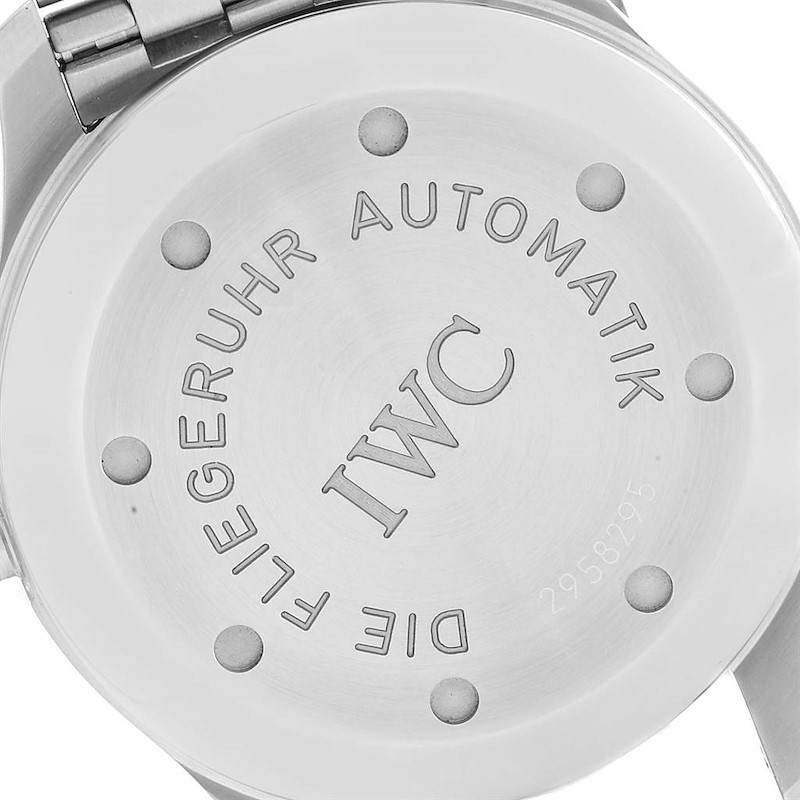 IWC Spitfire Pilot Mark XV Steel Mens Watch IW325505