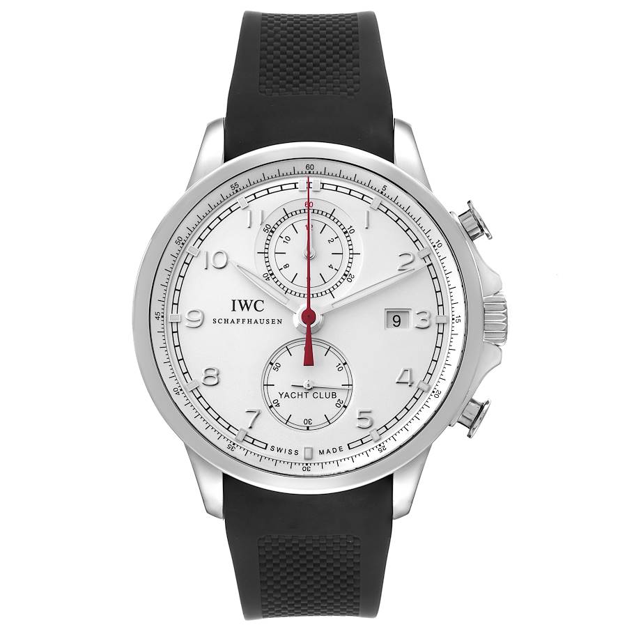 IWC Portuguese Yacht Club Carbon Dial Titanium Mens Watch IW390211