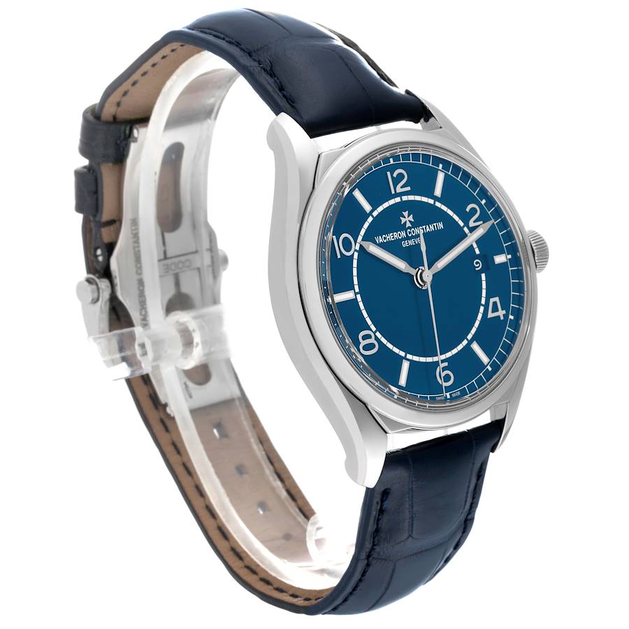 Vacheron Constantin Fiftysix Blue Dial Steel Mens Watch 4600E