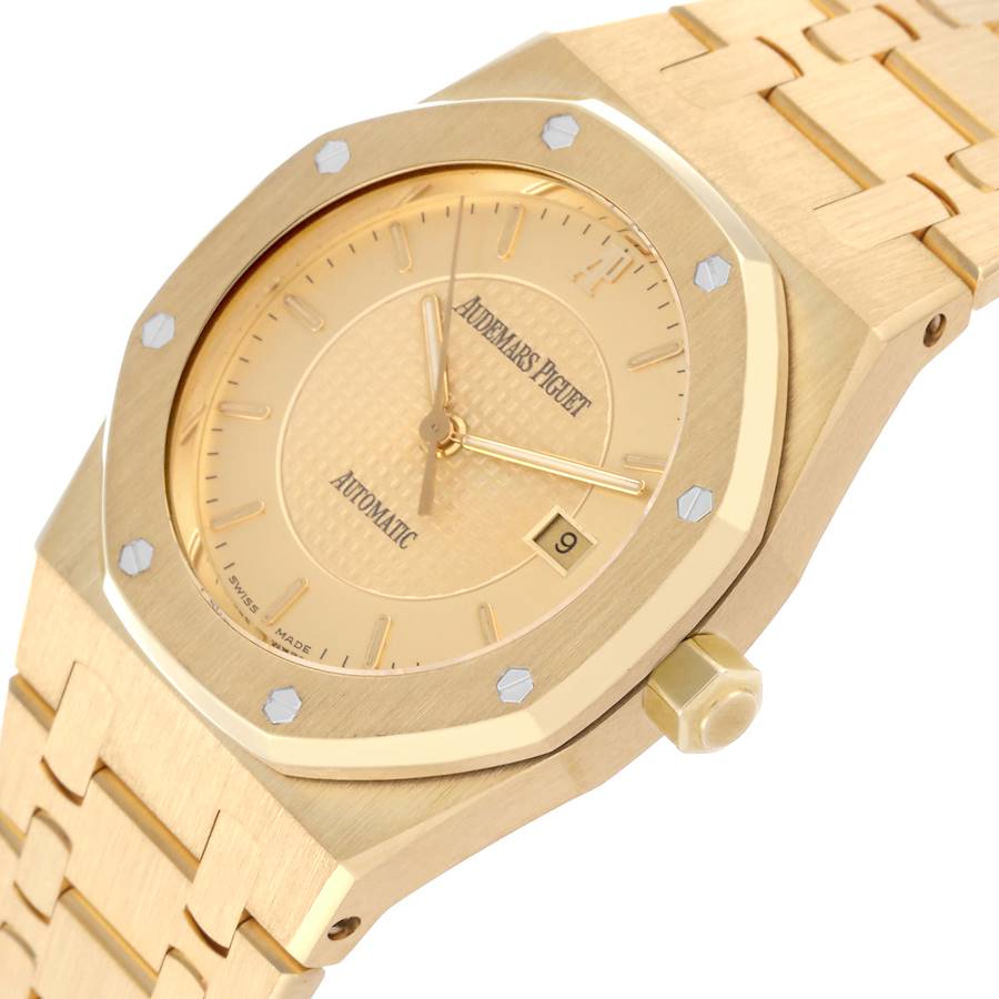 Audemars Piguet Royal Oak Yellow Gold Mens Watch 15050BA