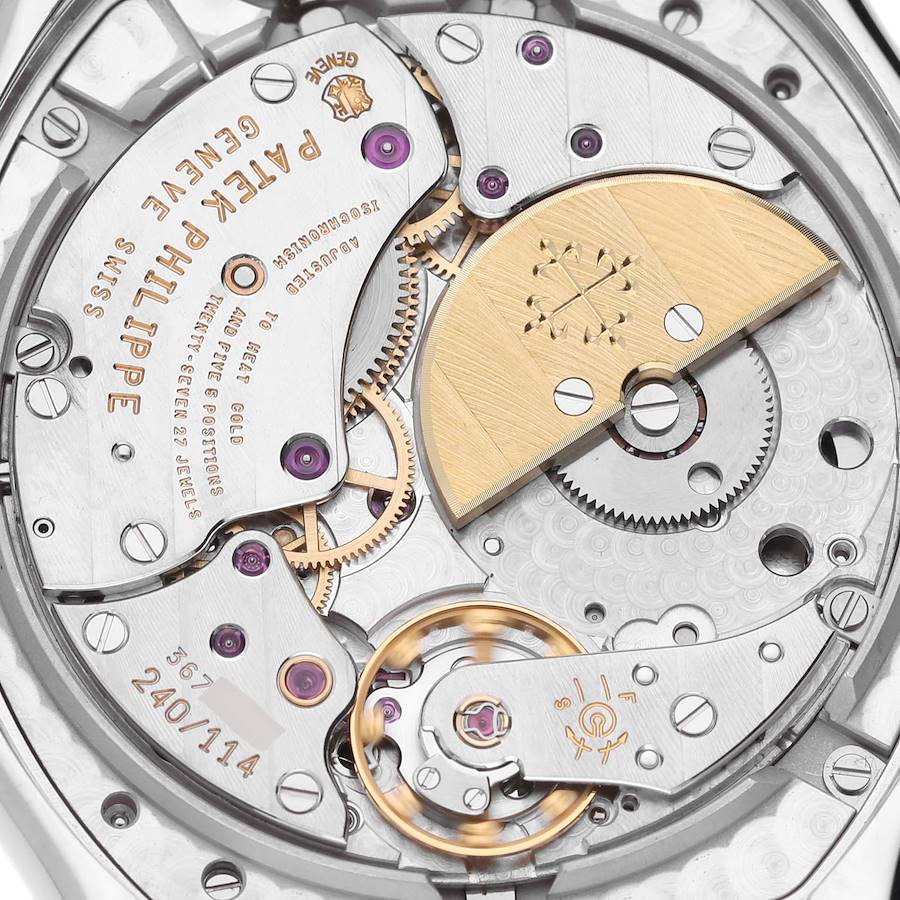 Patek Philippe Complications Perpetual Calendar White Gold Mens Watch 5040