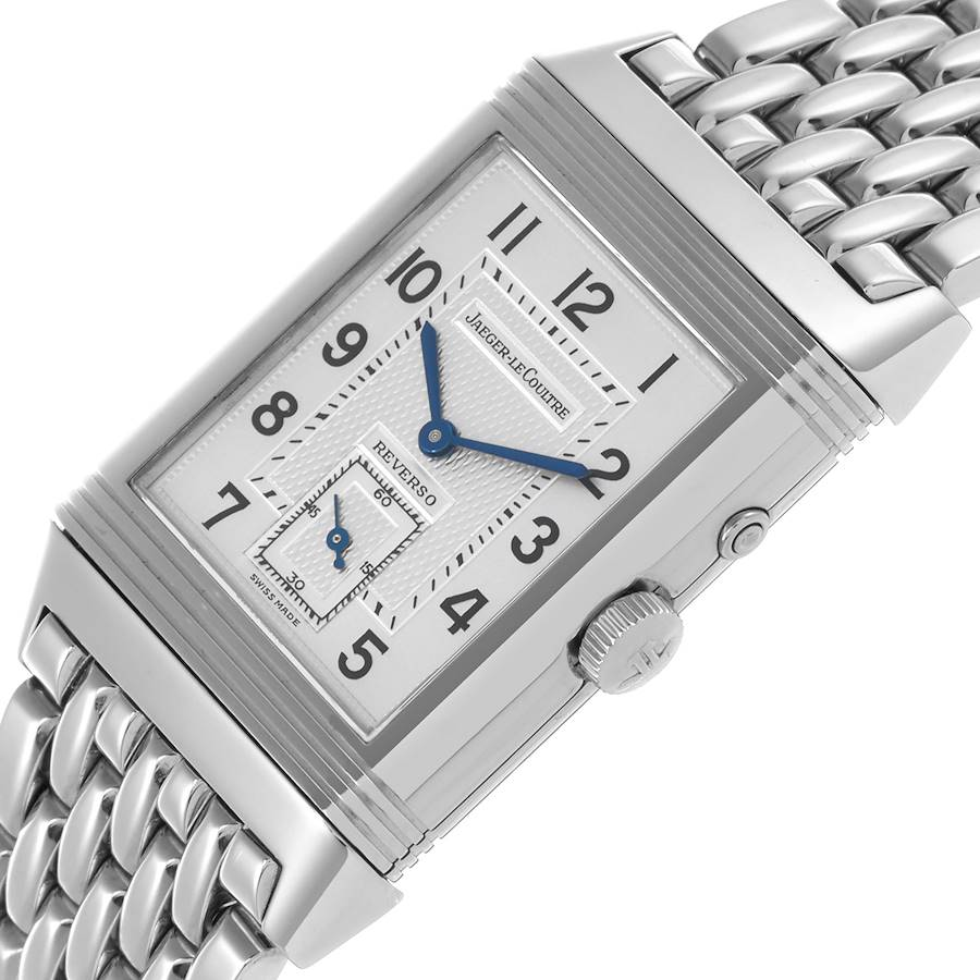Jaeger LeCoultre Reverso Duo Day Night Steel Watch 270.8.54 Q270854