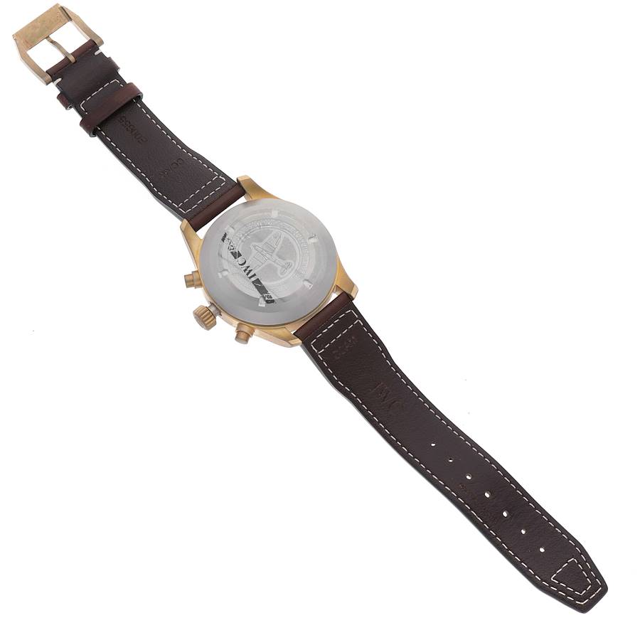 IWC Pilot Chronograph Spitfire Bronze Mens Watch IW387902