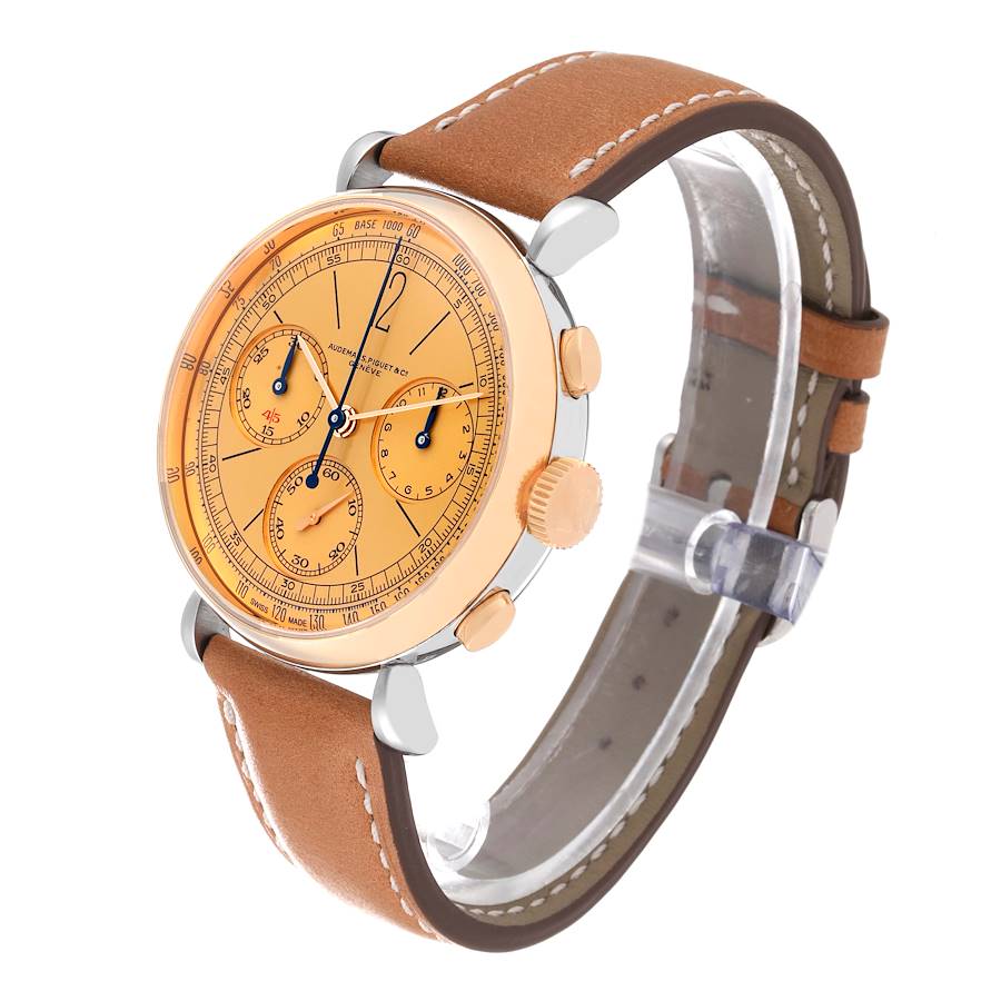 Audemars Piguet Remaster 01 Limited Edition Rose Gold Steel Mens Watch 26595SR