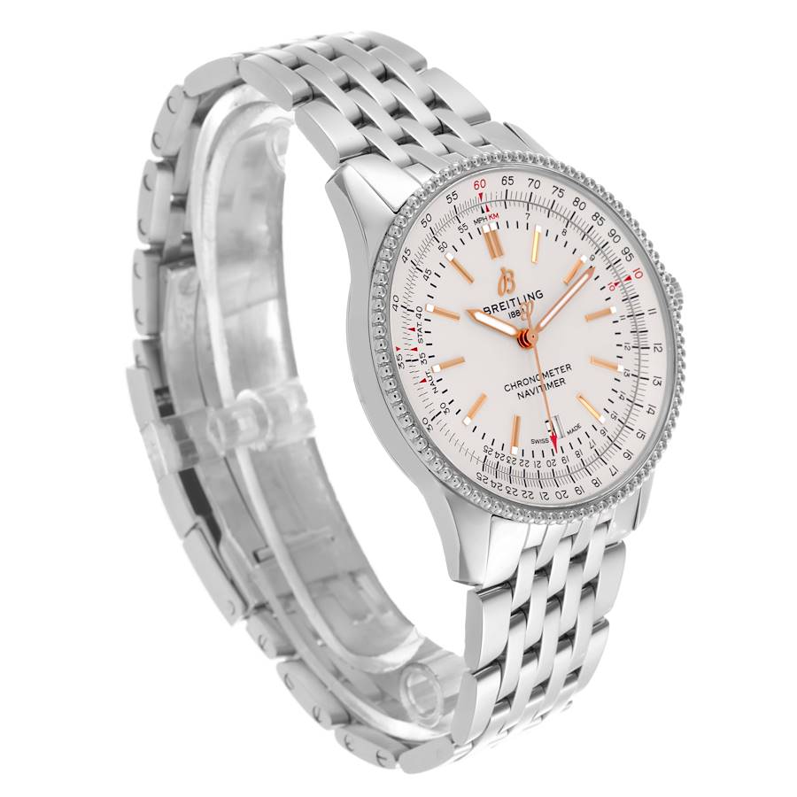 Breitling Navitimer 1 Silver Dial 41mm Steel Mens Watch A17326