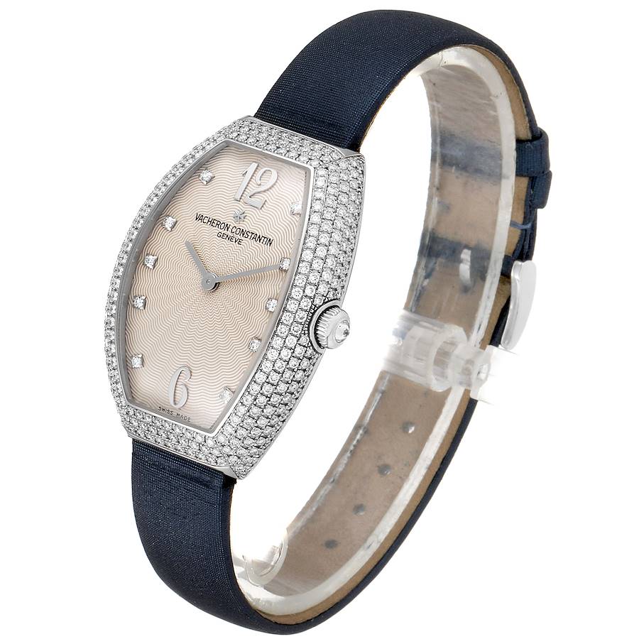 Vacheron Constantin Egerie White Gold Diamond Ladies Watch 25541