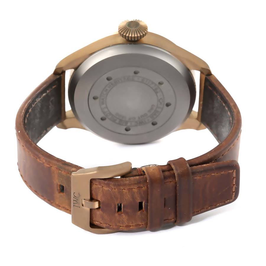 IWC Big Pilot Bronze Titanium Black Dial Mens Watch IW501005