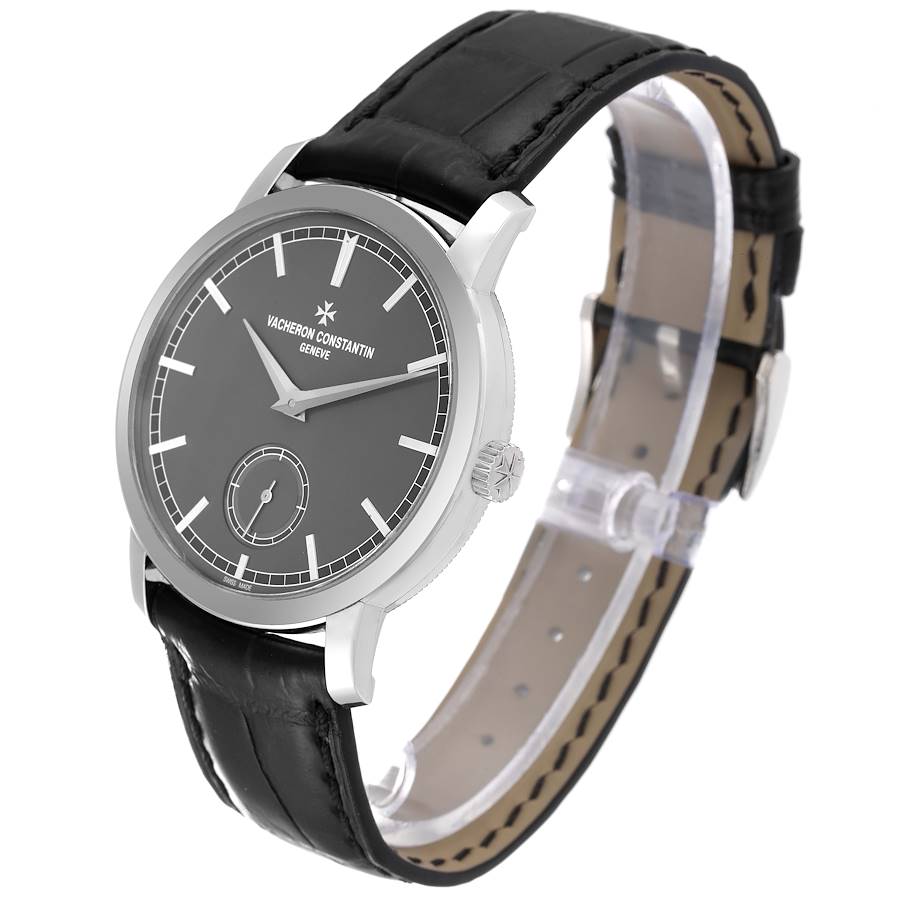 Vacheron Constantin Traditionnelle Platinum Grey Dial Mens Watch 82172