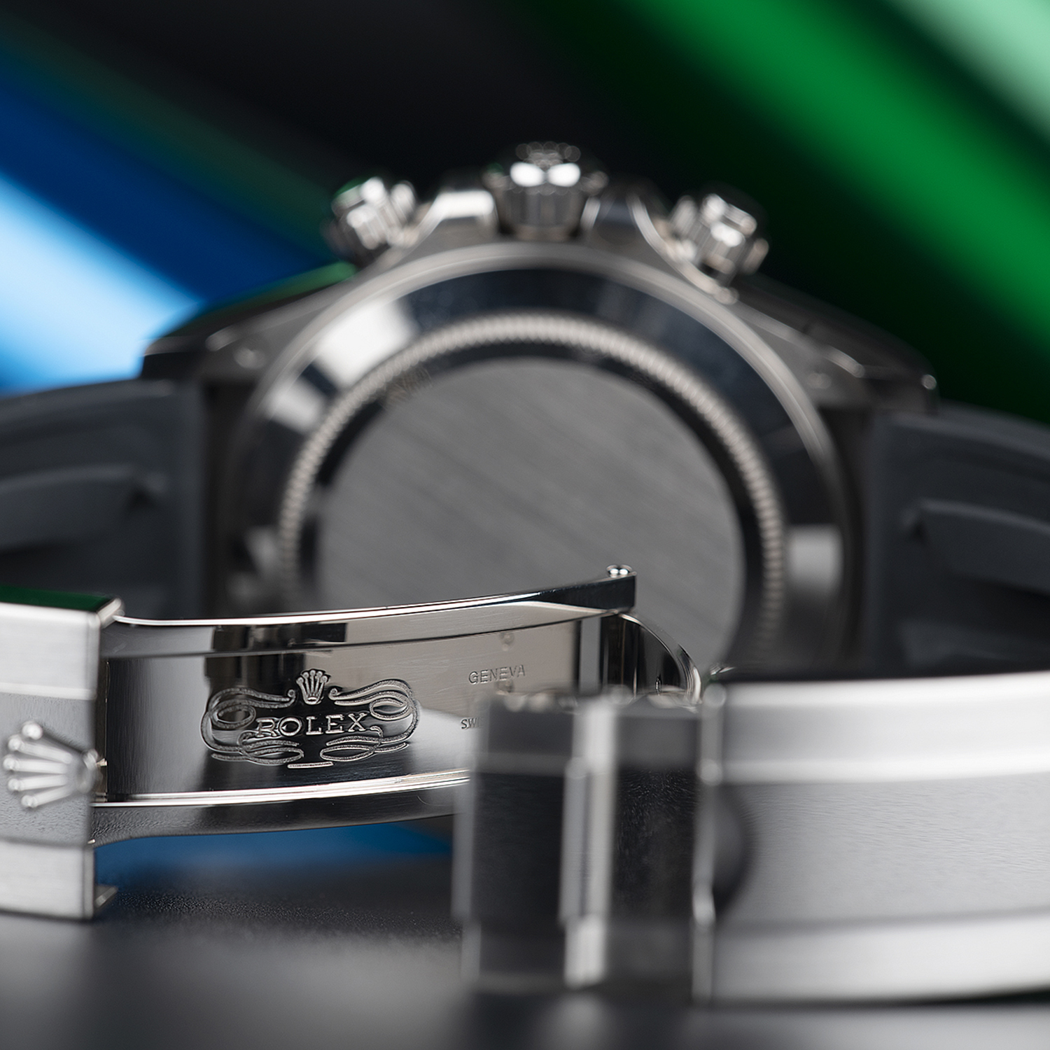 ??Limited Time Offer -Rolex Daytona White Gold Steel Grey Dial Oysterflex Strap 116519ln-0027