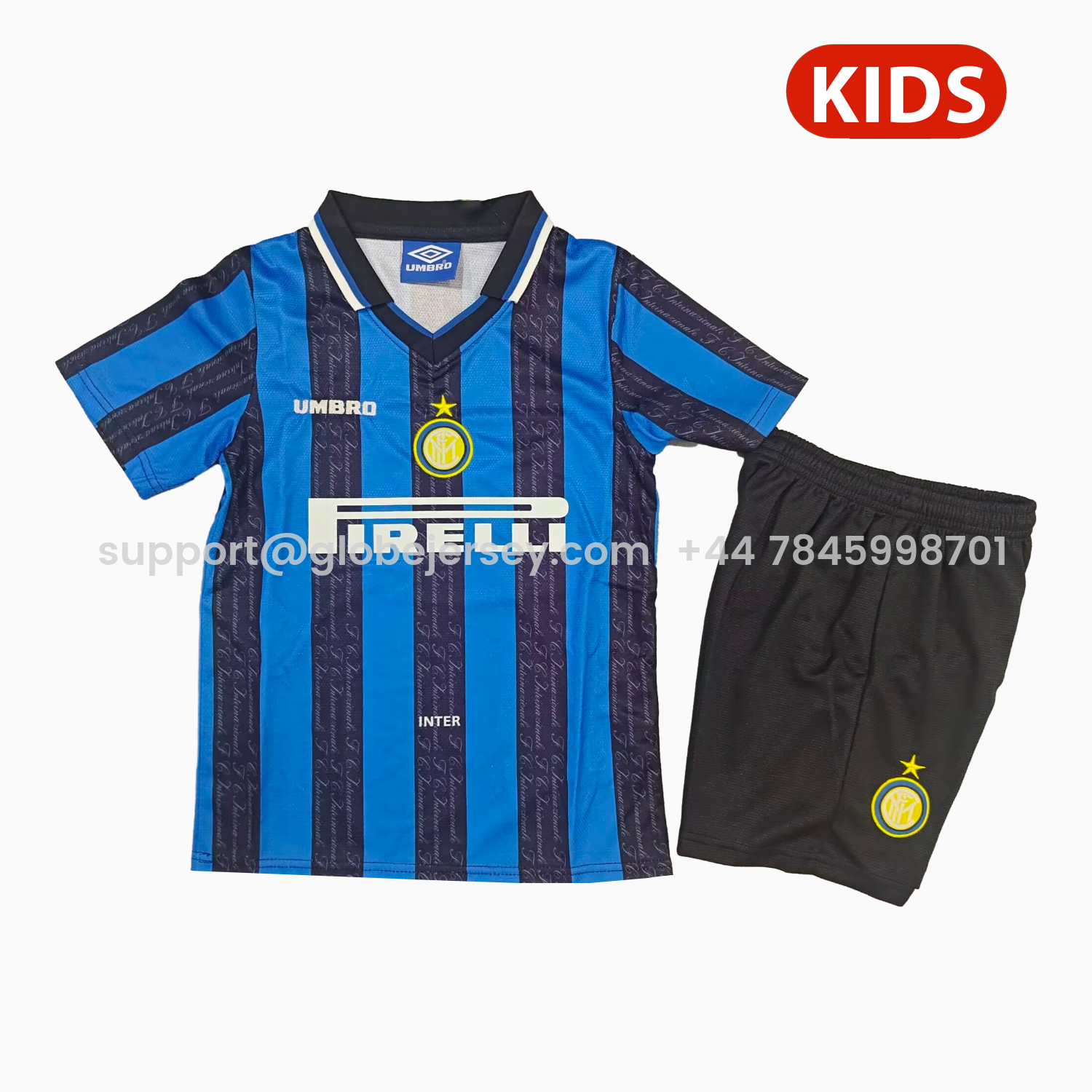 Retro Inter Milan 1997-98 Home Kids Kit