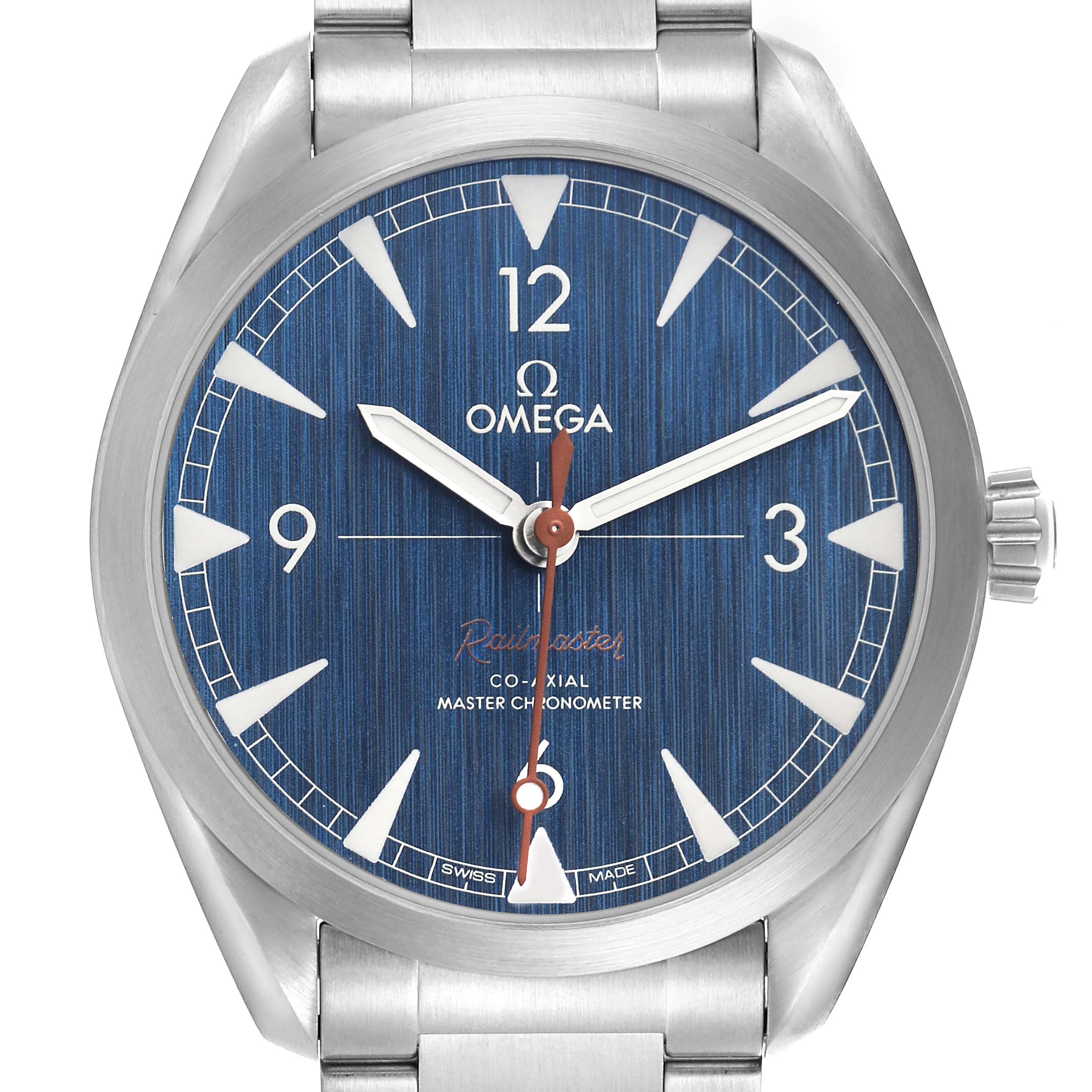 Omega Seamaster Railmaster Steel Mens Watch 40.0 MM 220.10.40.20.03.001