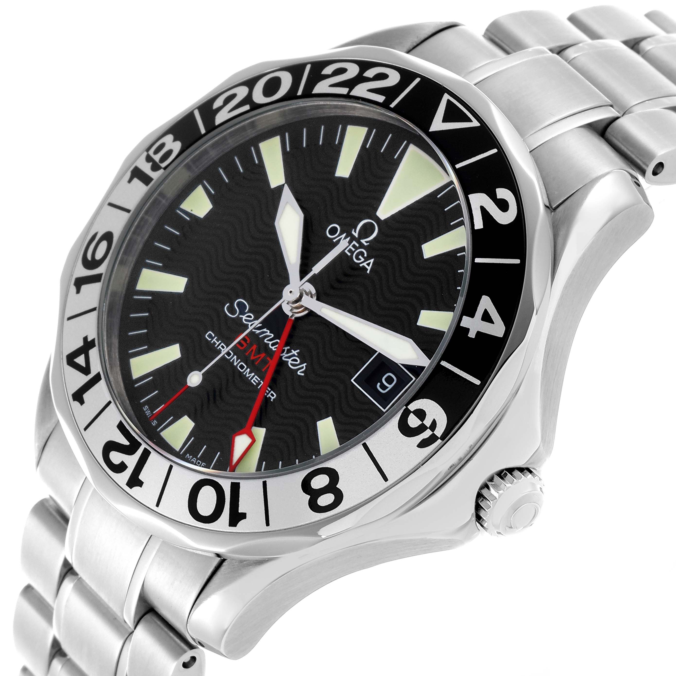 Omega Seamaster GMT Black Dial Steel Mens Watch 41.0 MM 2234.50.00