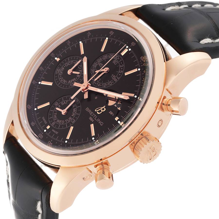 Breitling Transocean Chronograph 1461 Rose Gold Mens Watch R19310