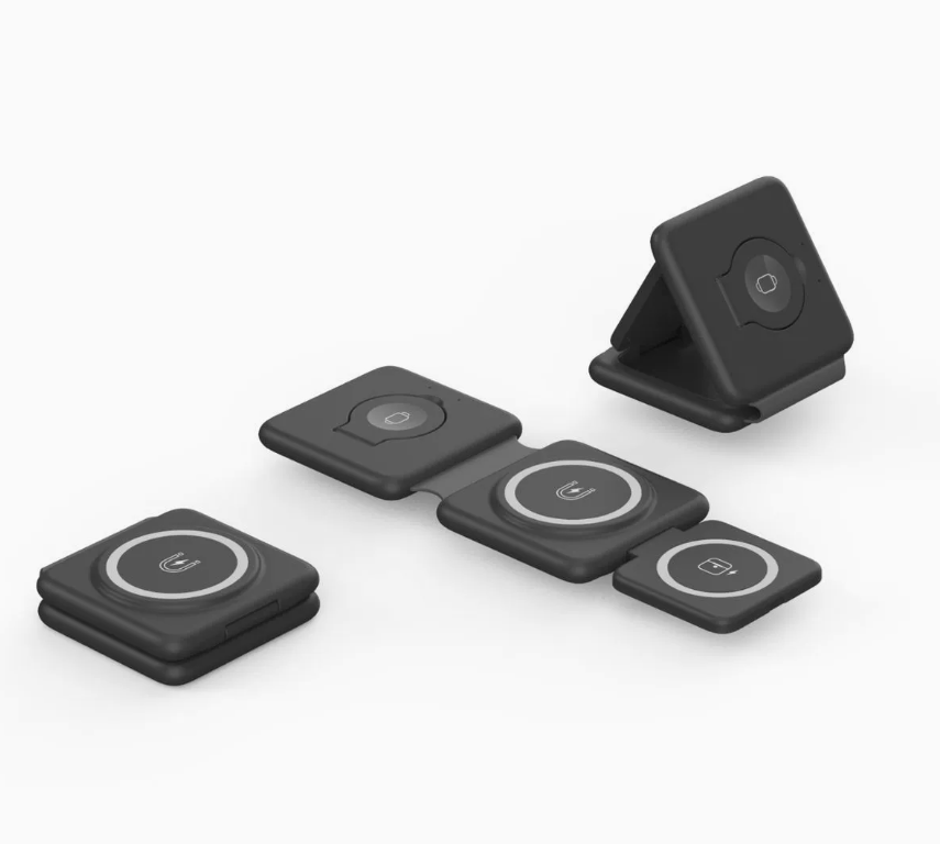 3-in-1 Foldable Magnetic Wireless Charging Station