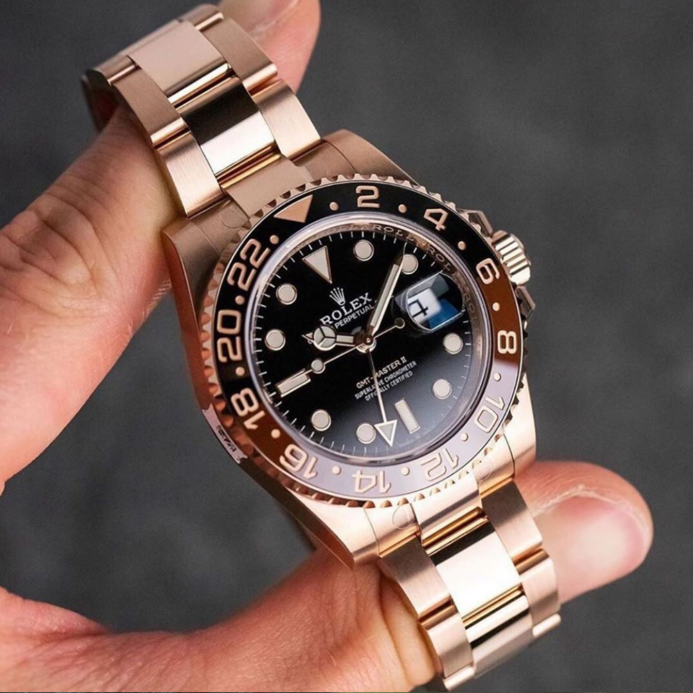 2025 NEW Rolex GMT-Master II 18 ct Everose gold, M126715CHNR-0002