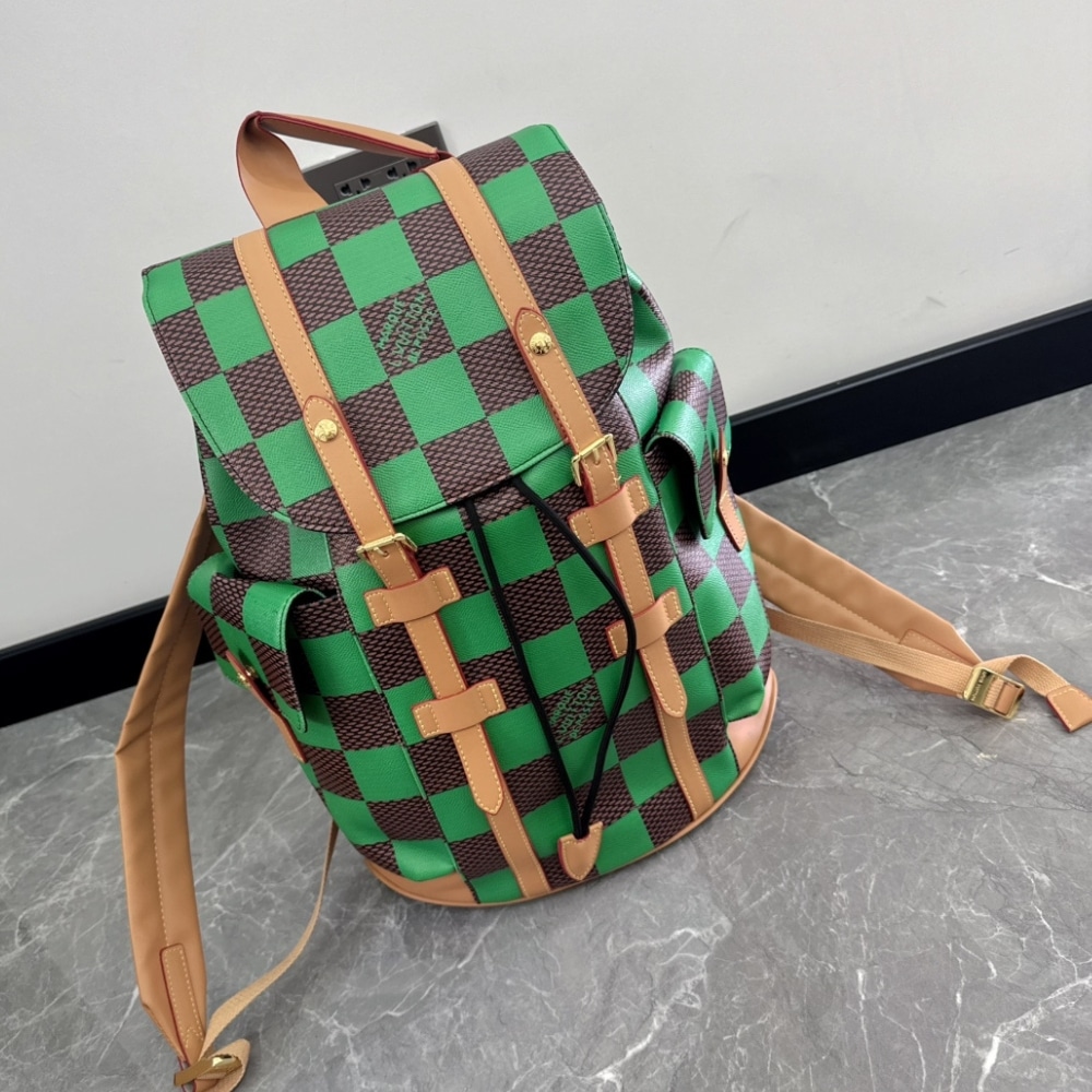 Louis Vuitton Runway Christopher MM Backpack Green 44Cm N40564