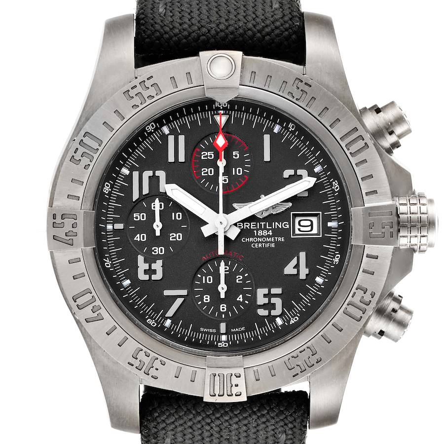Breitling Avenger Bandit Grey Dial Titanium Mens Watch E13383