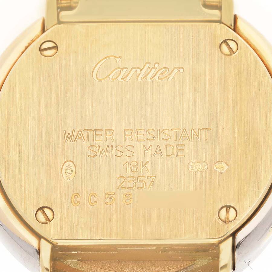 Cartier Trinity White Yellow Rose Gold Diamond Ladies Watch WG200151