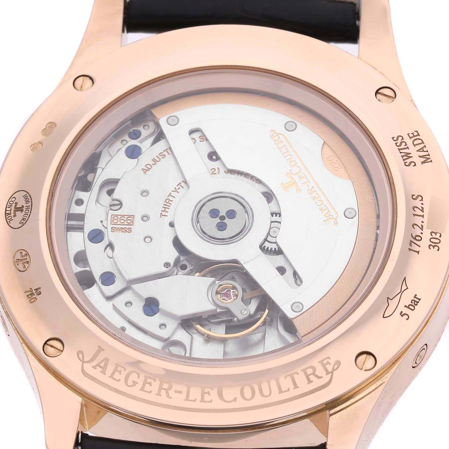 Jaeger LeCoultre Master Calendar Rose Gold Watch 176.2.12.S Q1552520