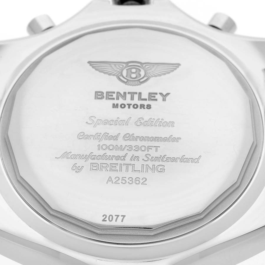 Breitling Bentley Motors Chronograph Steel Mens Watch A25362