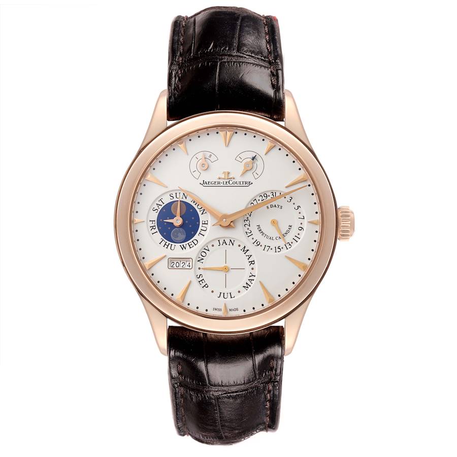Jaeger LeCoultre Master Perpetual Calendar Rose Gold Watch 174.2.26.S Q1612520