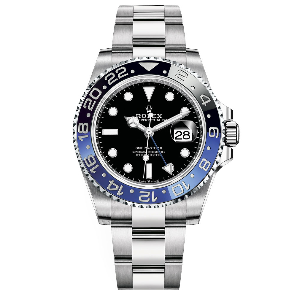 Rolex GMT Master II Ref 116710BLNR/116719BLRO 40mm Blue Red Pepsi & Batman Bezel Oyster Steel Mens Watch