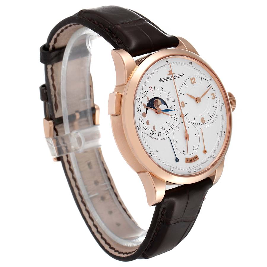 Jaeger LeCoultre Duometre Quantieme Lunaire Rose Gold Mens Watch Q6042421