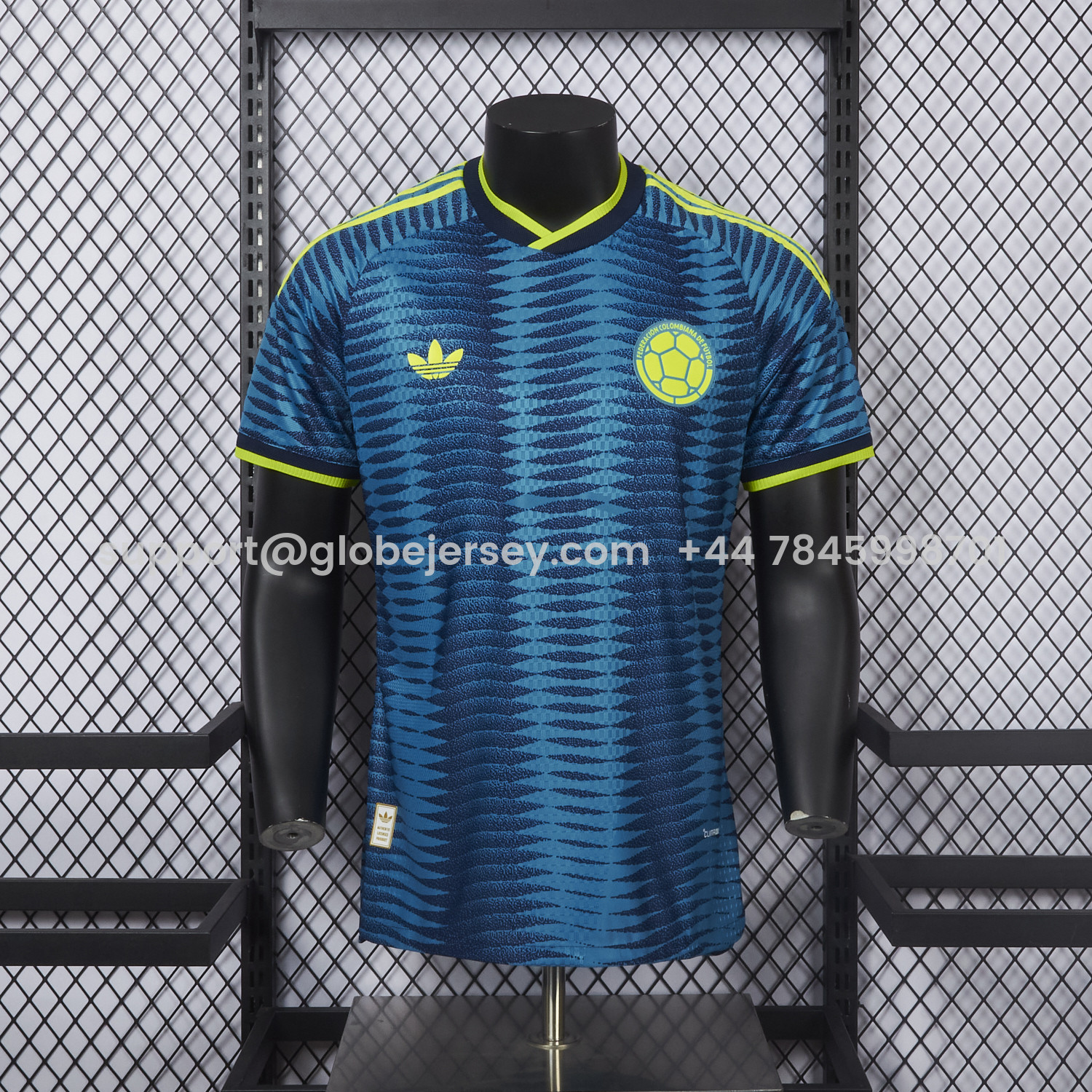 Colombia 2026 Away Blue Jersey - Player Version