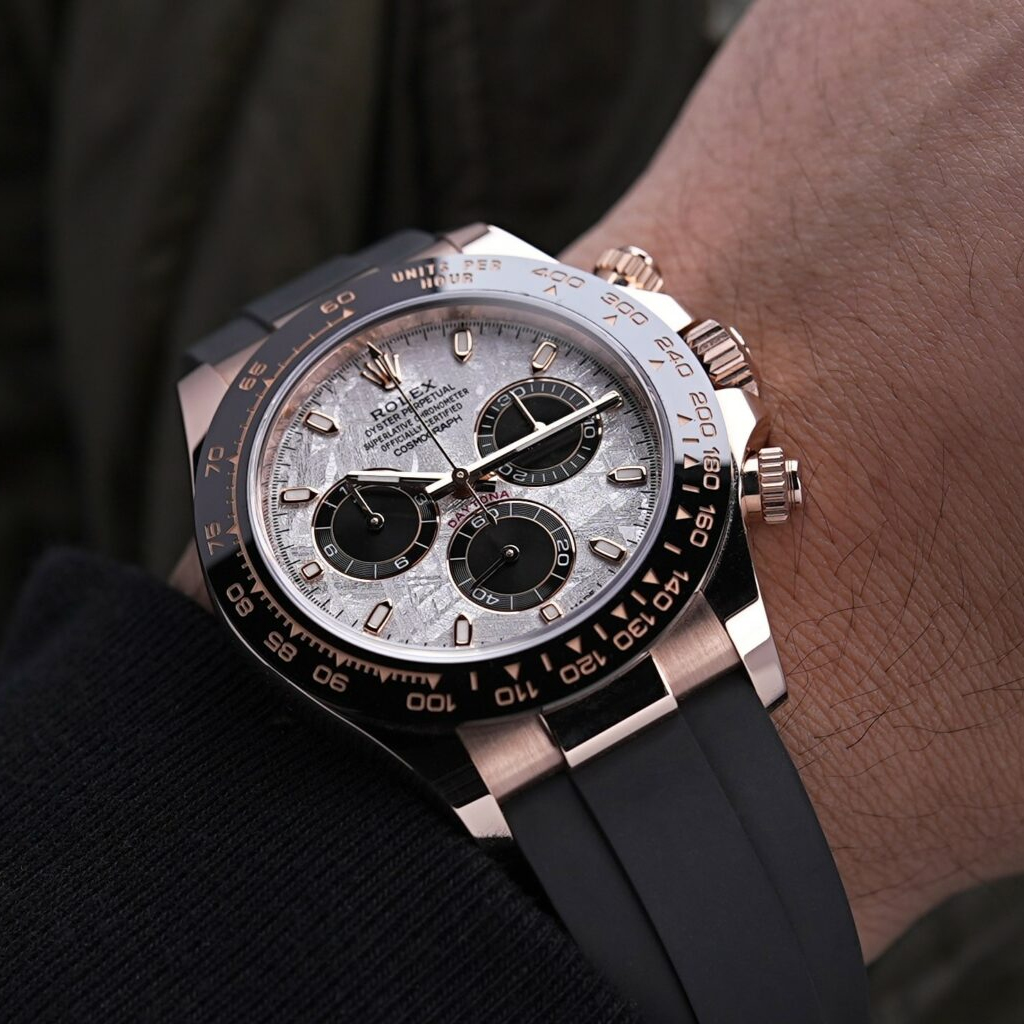 Rollie-The Crown Cosmograph Daytona Yellow Gold Meteorite Roes gold/gold/silver