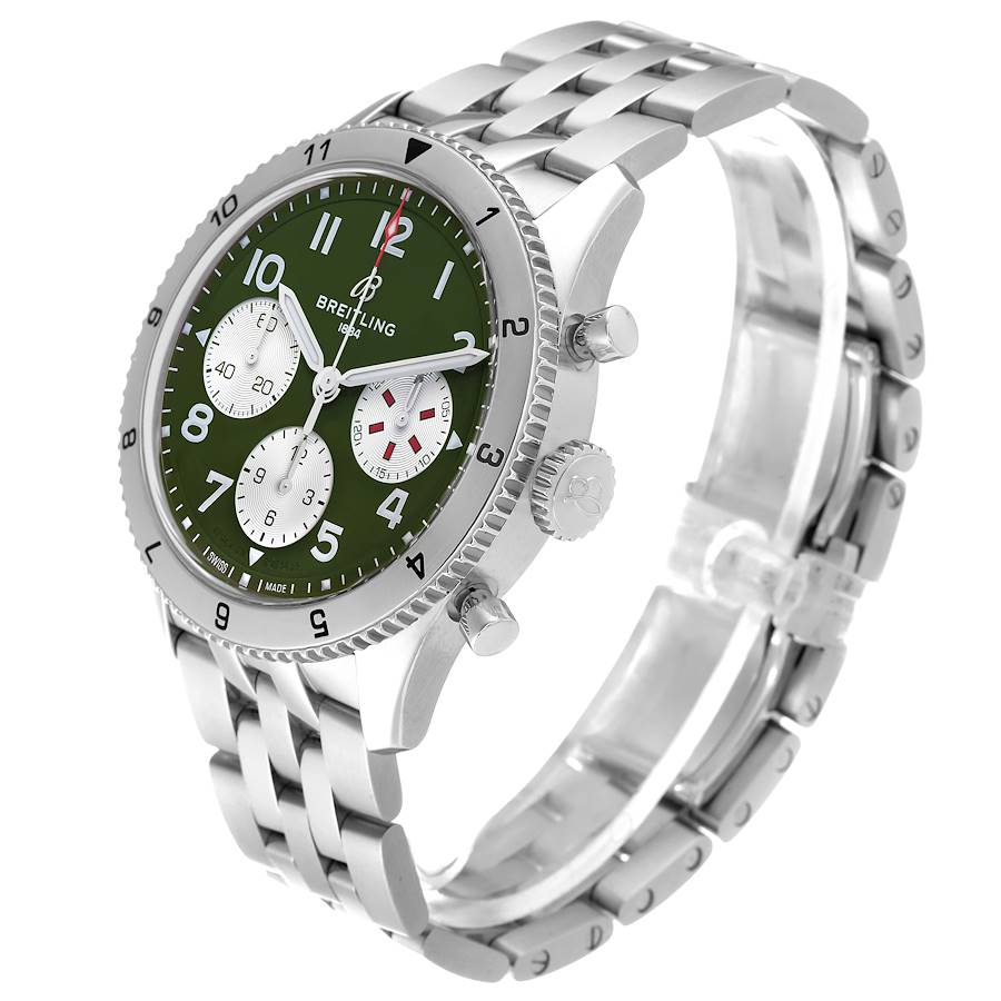 Breitling Classic Avi Curtiss Warhawk Steel Mens Watch A23380