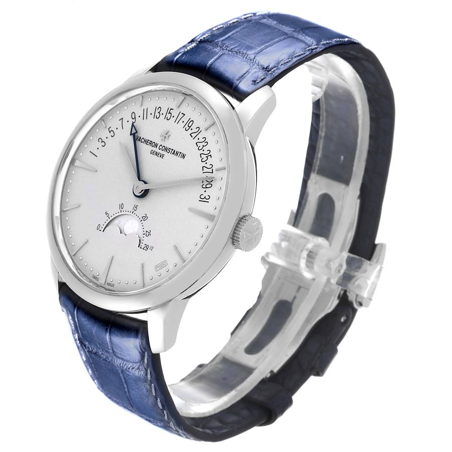 Vacheron Constantin Patrimony Retrograde Date Platinum Mens Watch 4010U