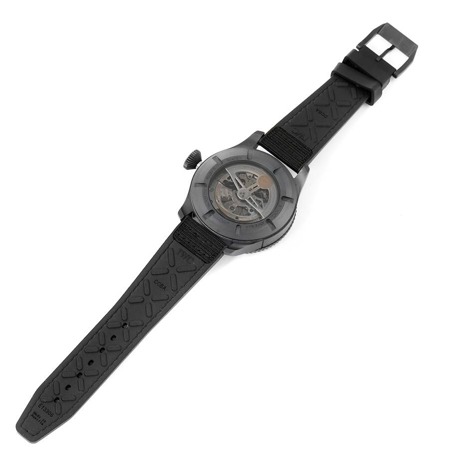 IWC Pilots Timezoner Top Gun Ceratanium Mens Watch IW395505