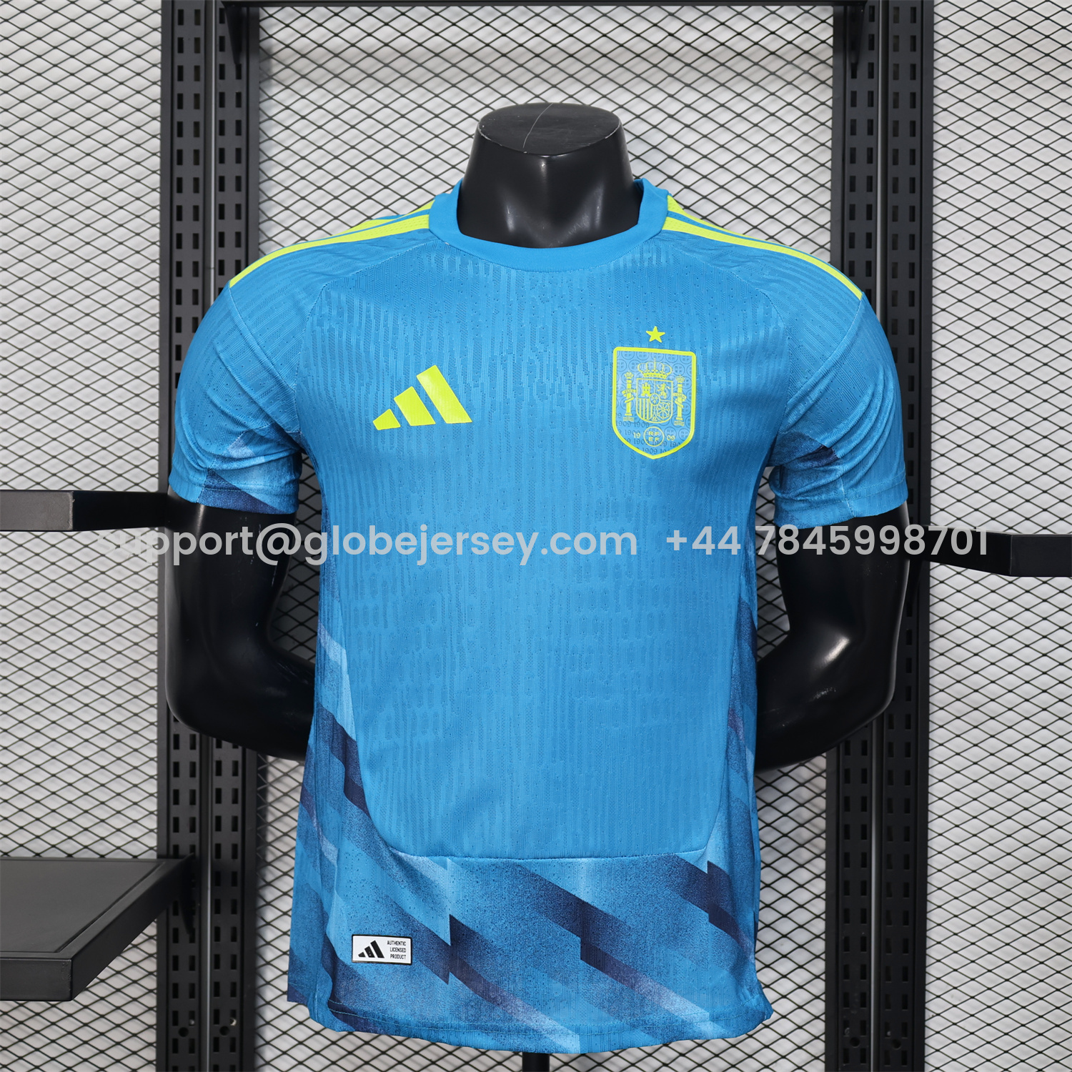 Spain 2026 Blue Goalkeeper Jersey - Player Version