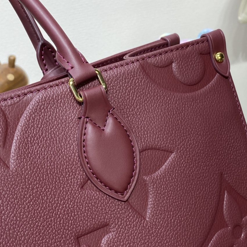Replica LV Onthego Bordeaux