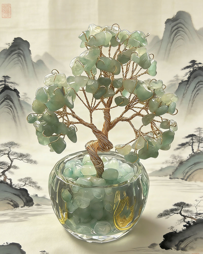 Green Aventurine Tree of Life: Attract Abundance, Boost Luck & Balance Heart Chakra