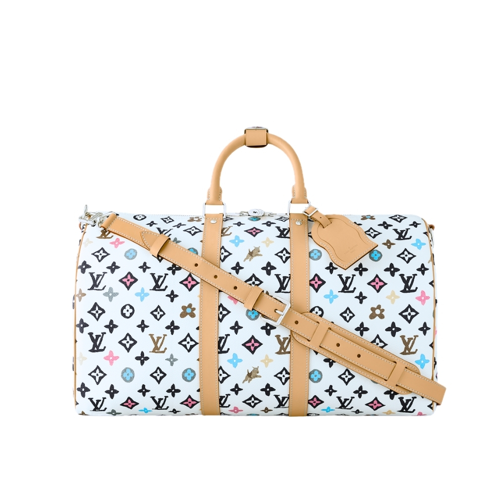 Louis Vuitton Keepall Bandoulière Vanilla 40Cm M25233