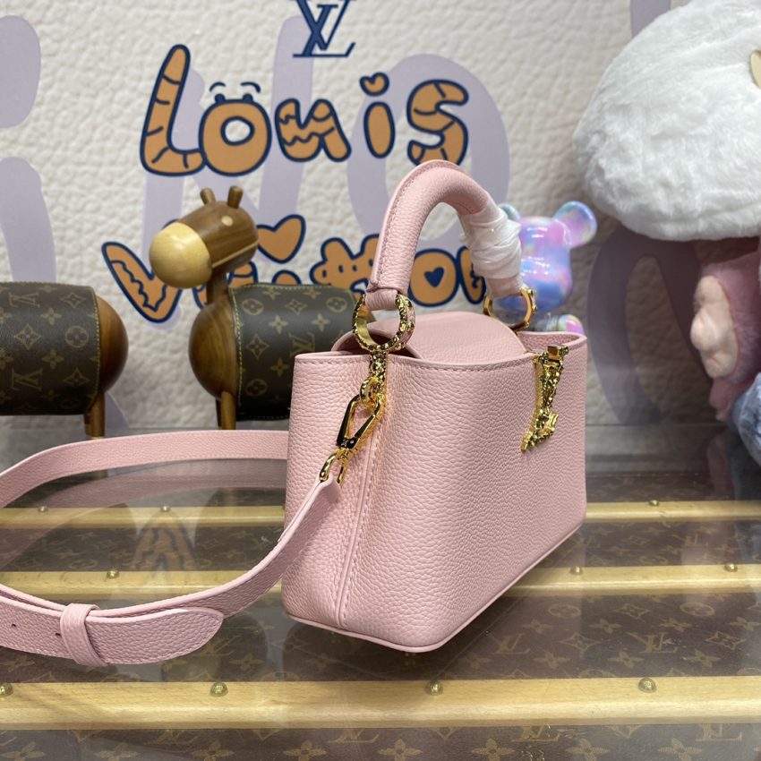 Replica Loius Vuitton Capucines East West Pink