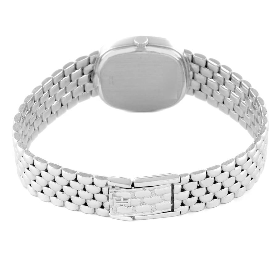Audemars Piguet White Gold Black Diamond Dial Ladies Watch