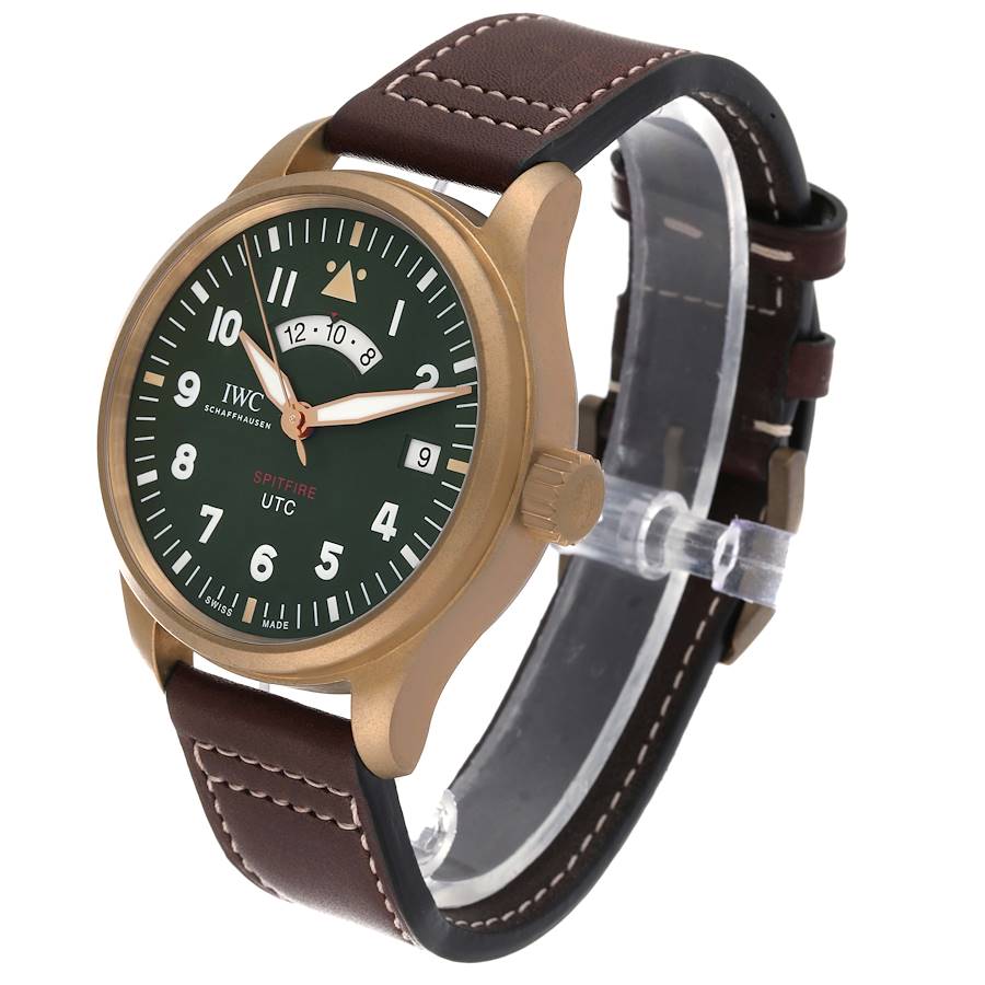 IWC Pilot UTC Spitfire Limited Edition Bronze Mens Watch IW327101